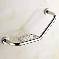 PXX Acero inoxidable 304 Barandas de baño Bañera antideslizante Apoyabrazos Asiento de inodoro